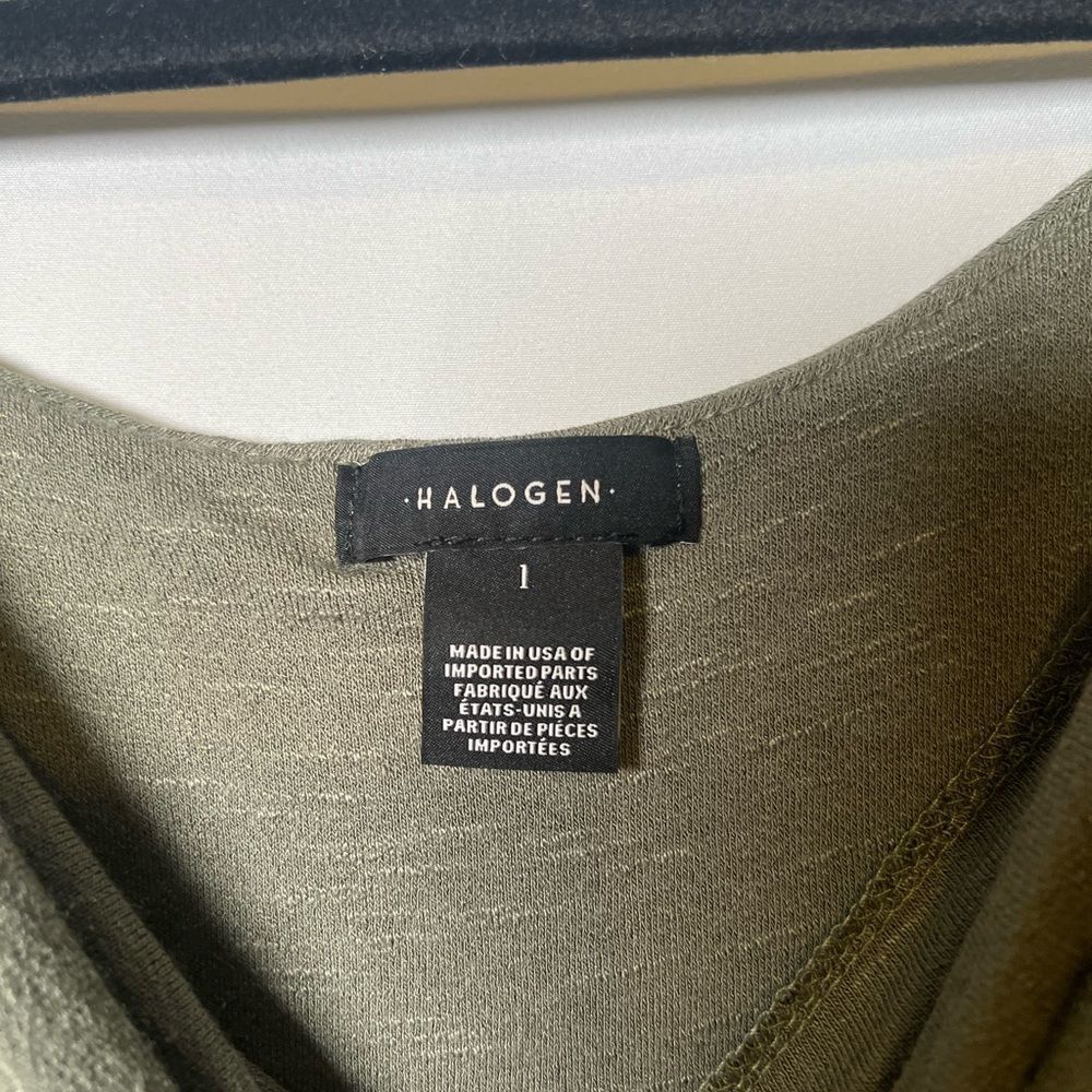 Halogen Olive Drape Tank Top - Picture 3 of 5